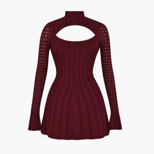 House of CB Evalina Cutout Long Sleeve Dress Size XS NWT